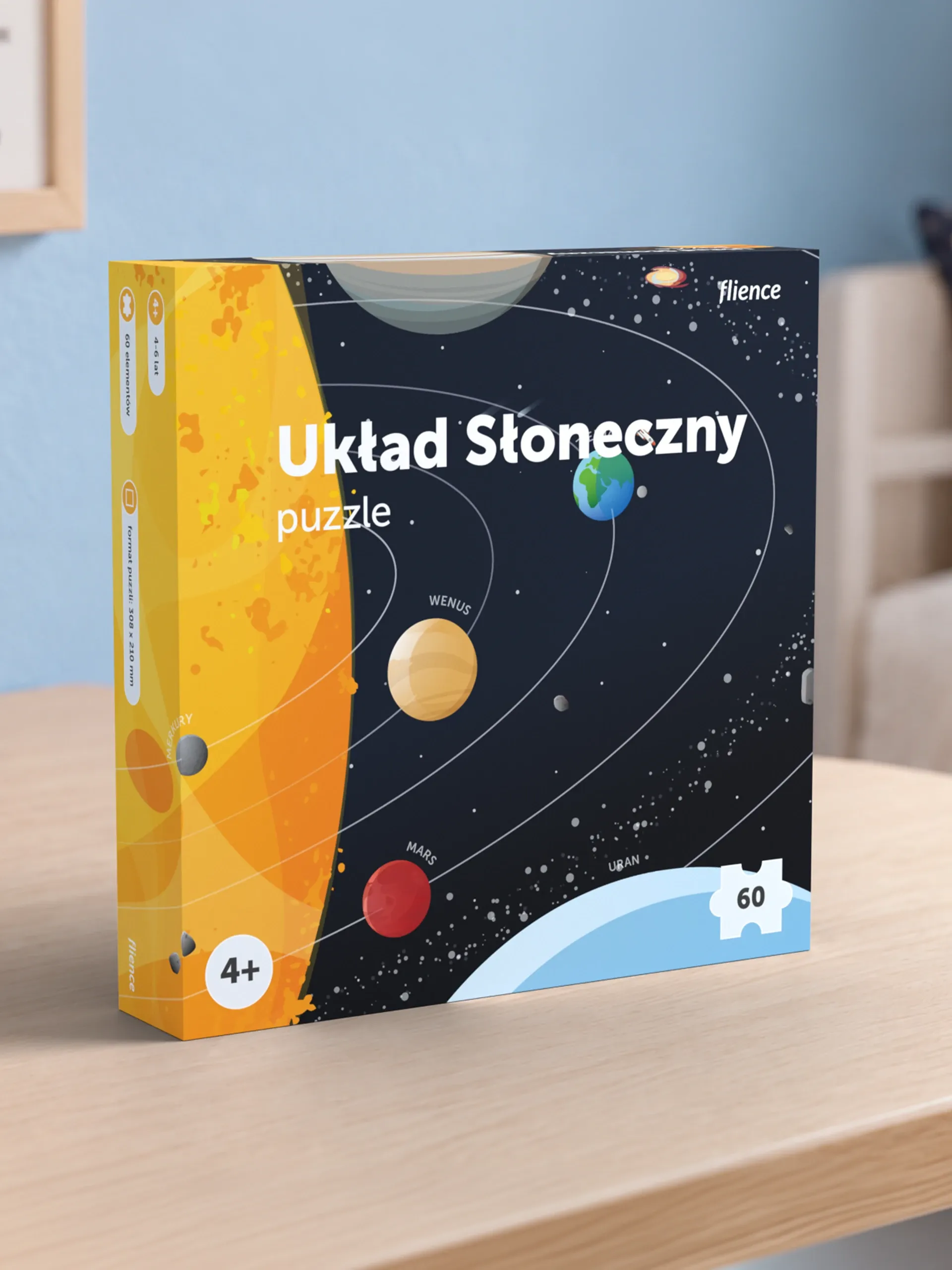 Pudełko Puzzle Kosmos